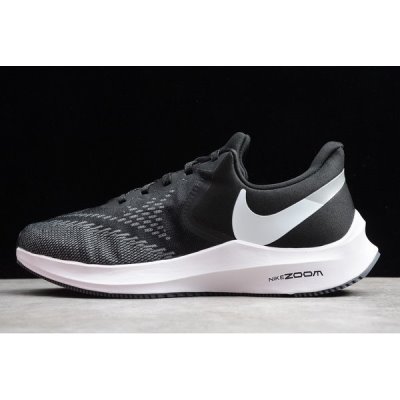 Nike Air Zoom Winflo 6 Siyah / Koyu Gri Koşu Ayakkabısı Türkiye - P3KFEEZD